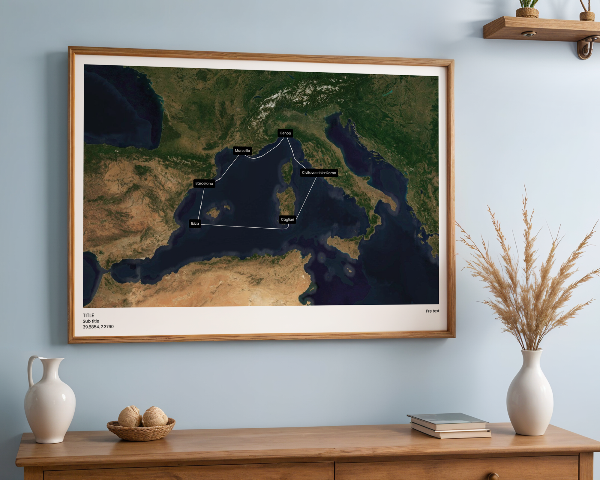 Satellite Cruise Map