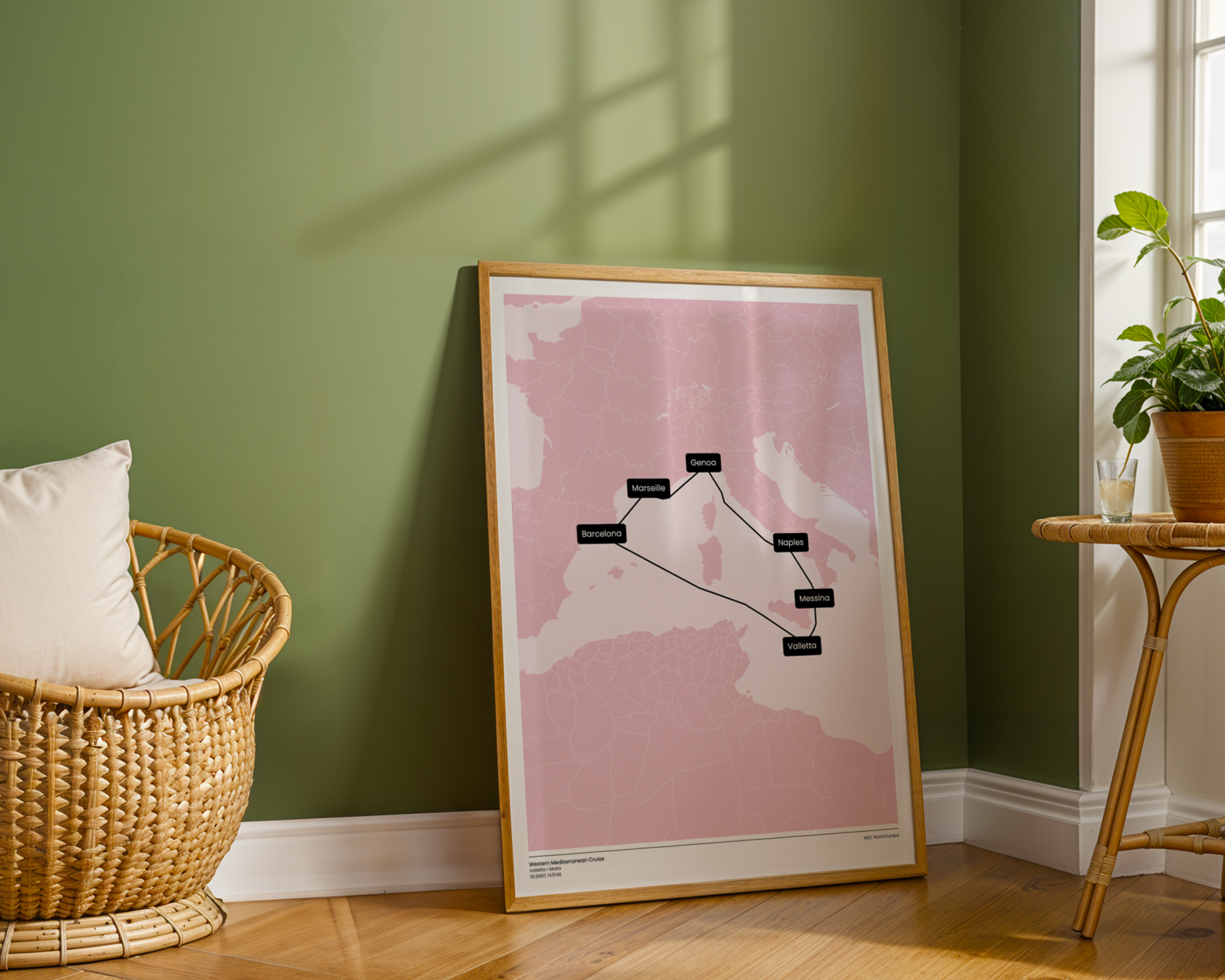 Blush Horizon Cruise Map