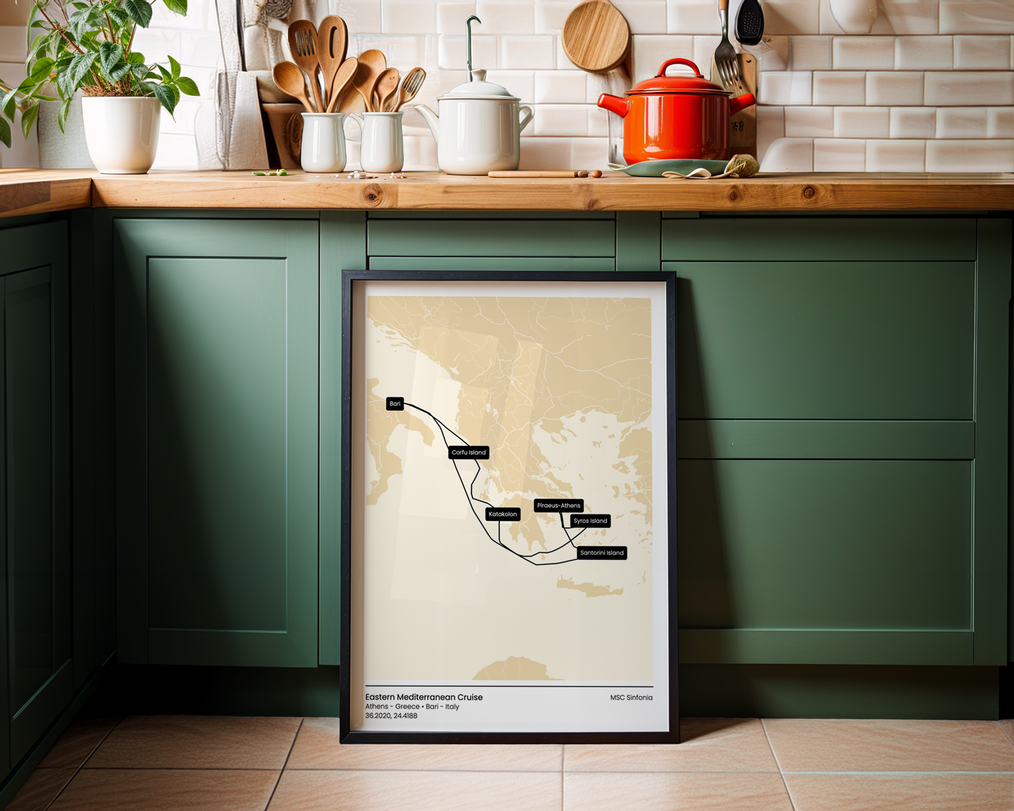 Golden Sail Cruise Map