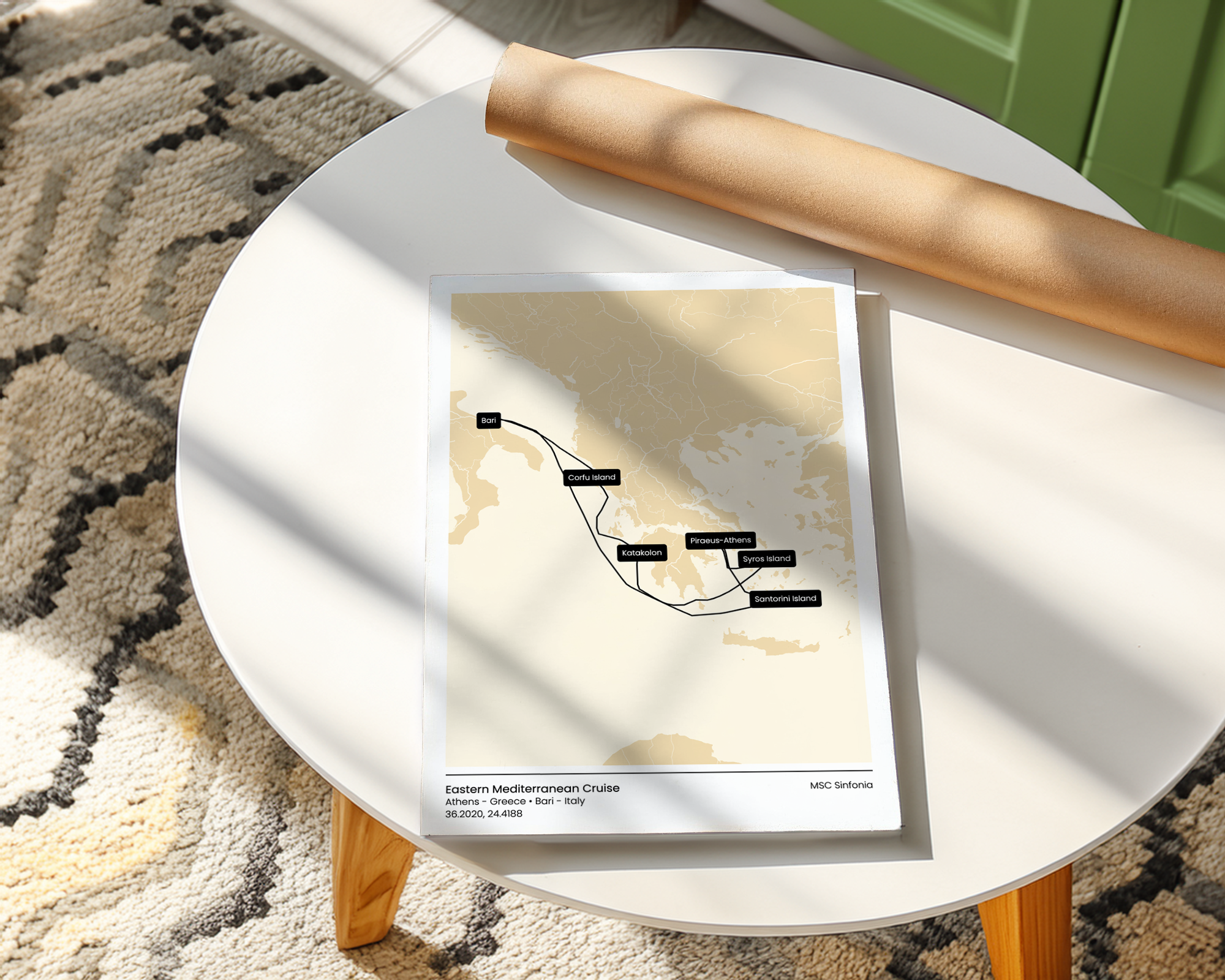 Digital Cruise Map