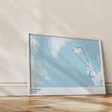 Winter Voyage Cruise Map
