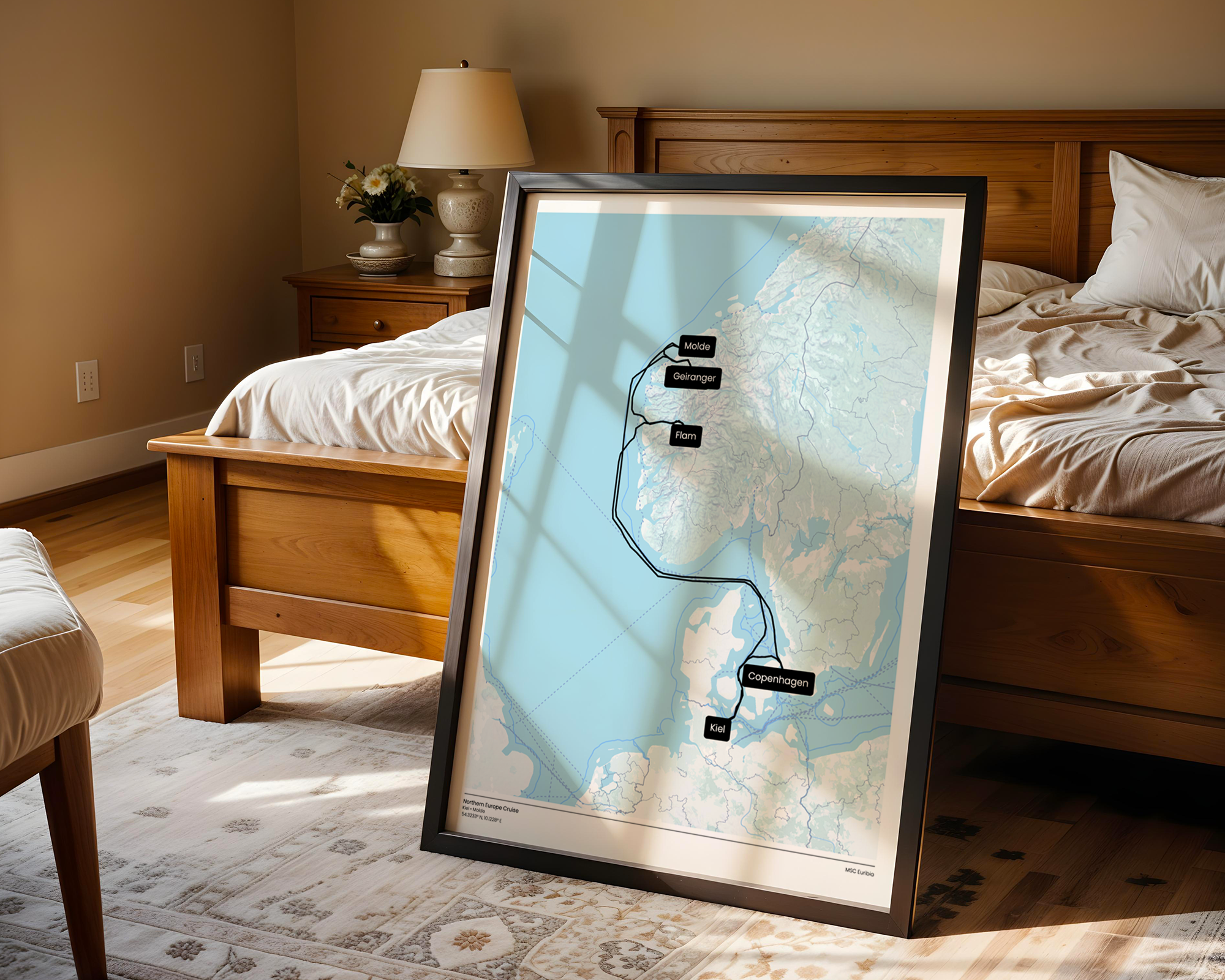 Winter Voyage Cruise Map